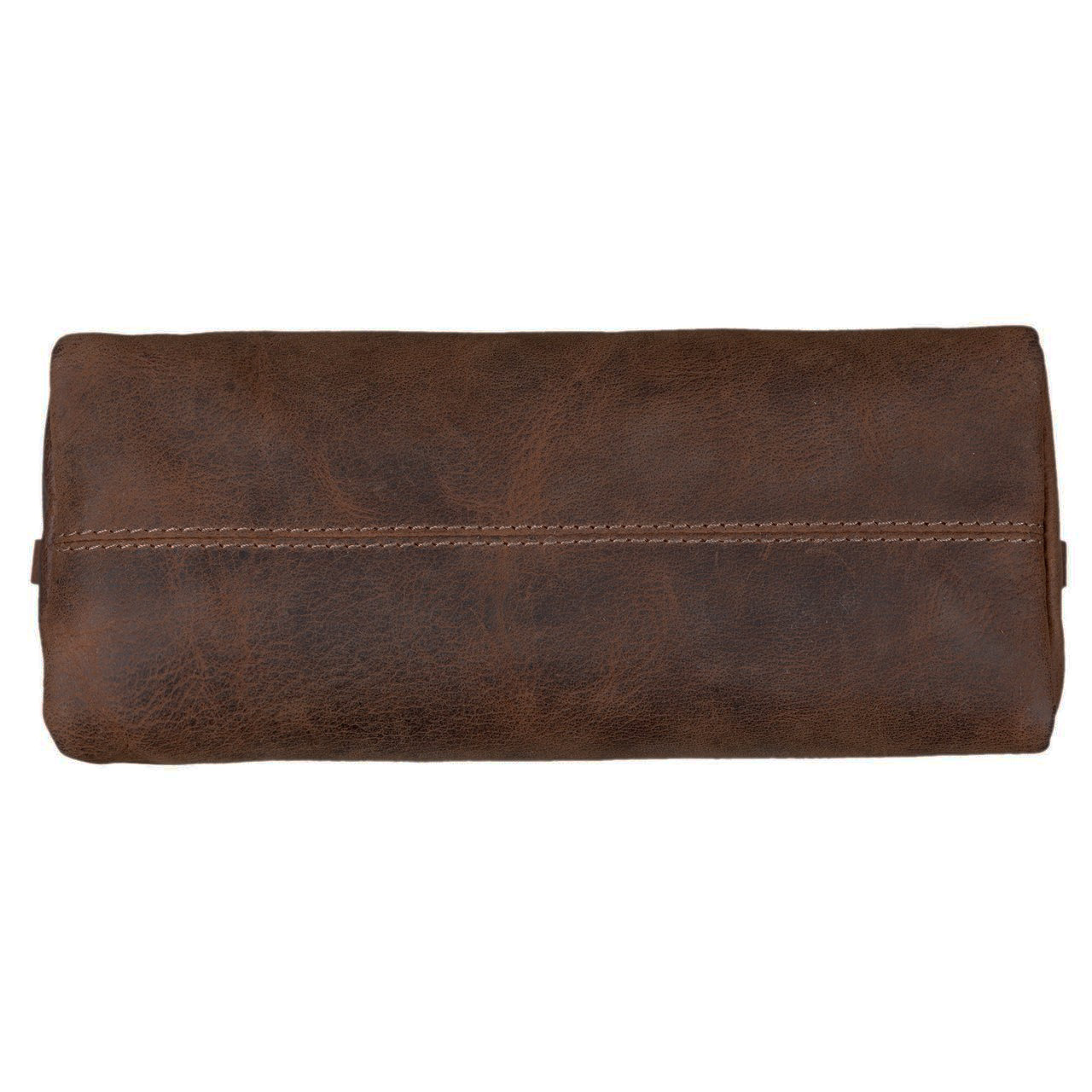 GERMANUS Astuccio In Pelle Nera – Made In EU – Nappa Morbida Con Chiusura Lampo – Per Scuola E Ufficio – 20x6x6 Cm