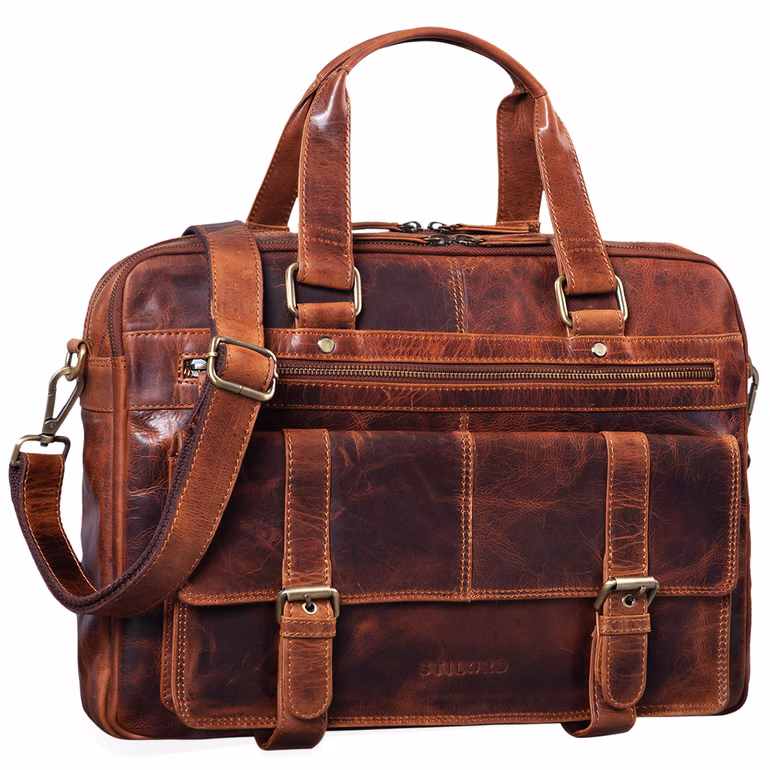  “Alvaro” Borsa Business Uomo in Pelle