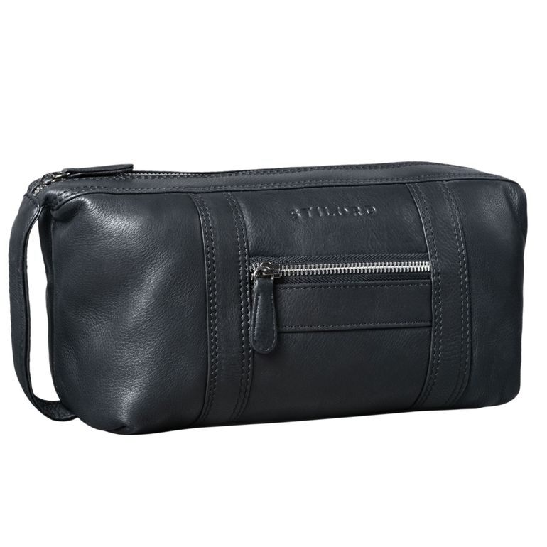 “Bruno” Beauty Case Uomo in Pelle 