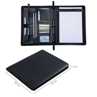 A4 Nero Deluxe Similpelle Portfolio 40 Tasca Certificato - Foto 2