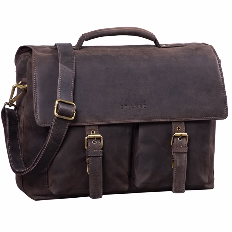 “Jeff” Ventiquattrore in Pelle Vintage 