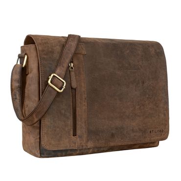 "Nicolas” Borsa Messenger Uomo in Pelle