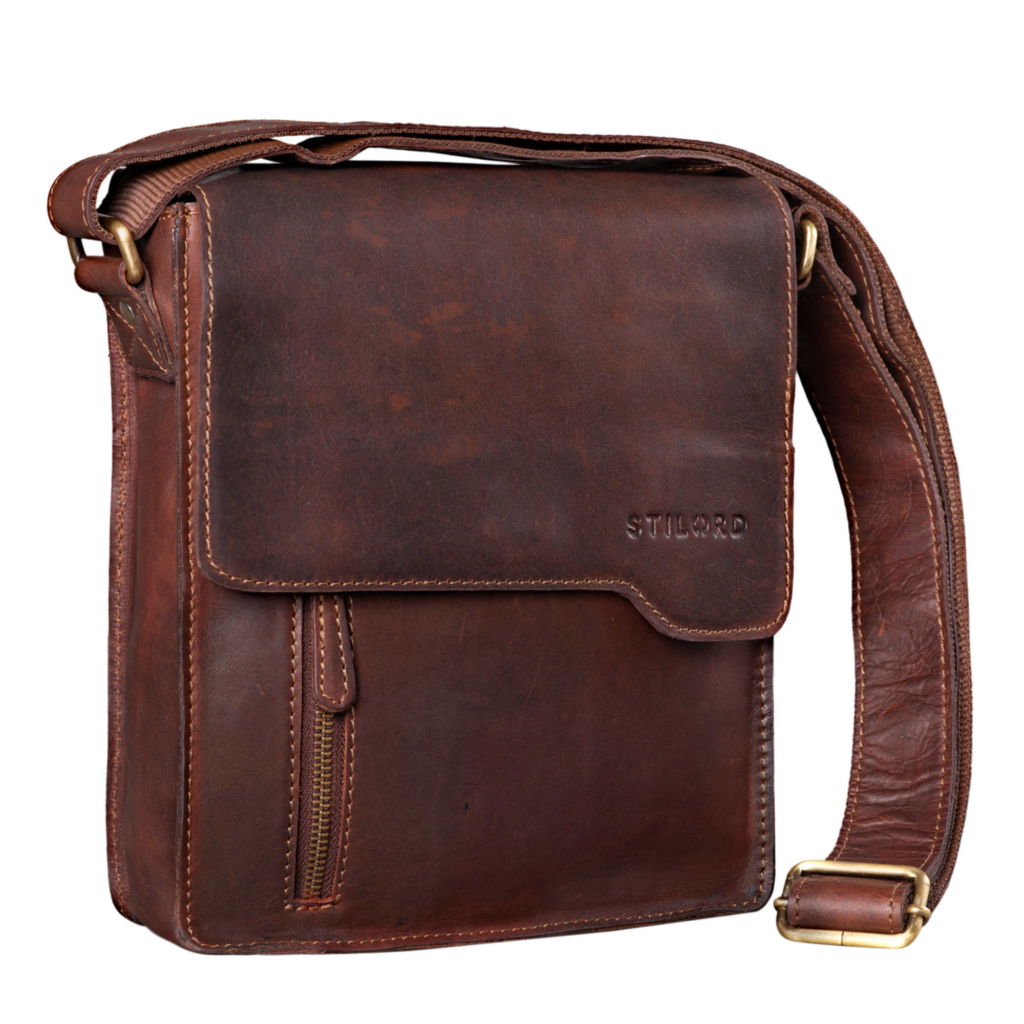 ”Cliff” Borsa uomo piccola in pelle | STILORD