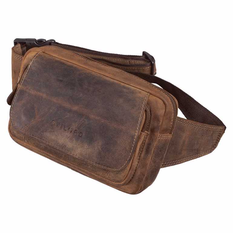 “Boston” Marsupio Grande in Pelle Vera da Uomo “Boston” Marsupio Grande in Pelle Vera da Uomo