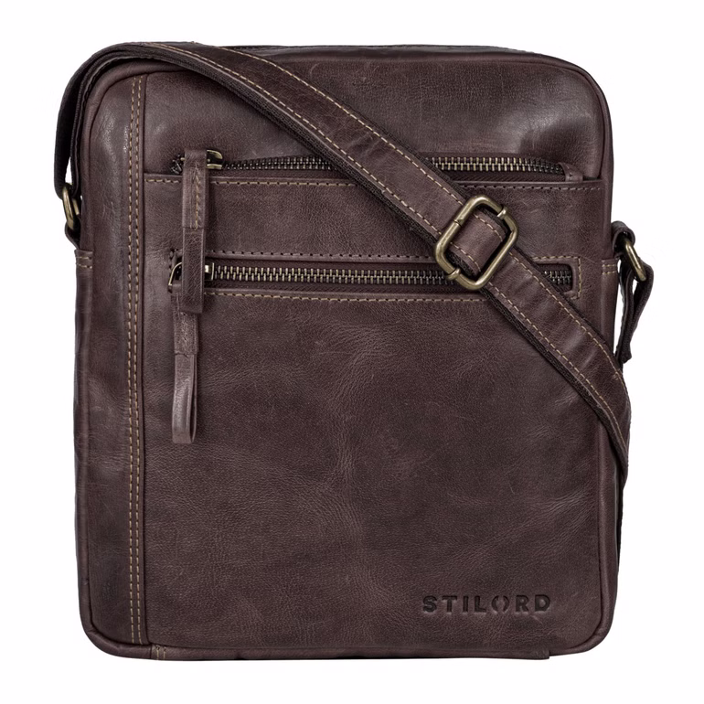 “Garcia” Borsa Tracolla Uomo in Pelle “Garcia” Borsa Tracolla Uomo in Pelle