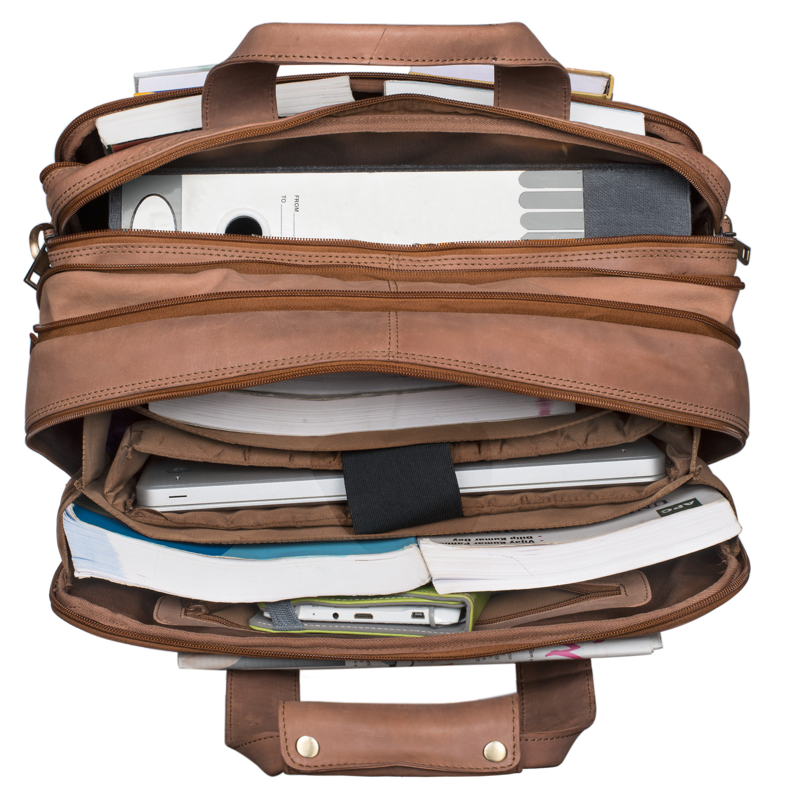 Borsa In Pelle 'Marius' Per Insegnanti - Portadocumenti XL Con Scomparti, Uomo E Donna - Foto 3