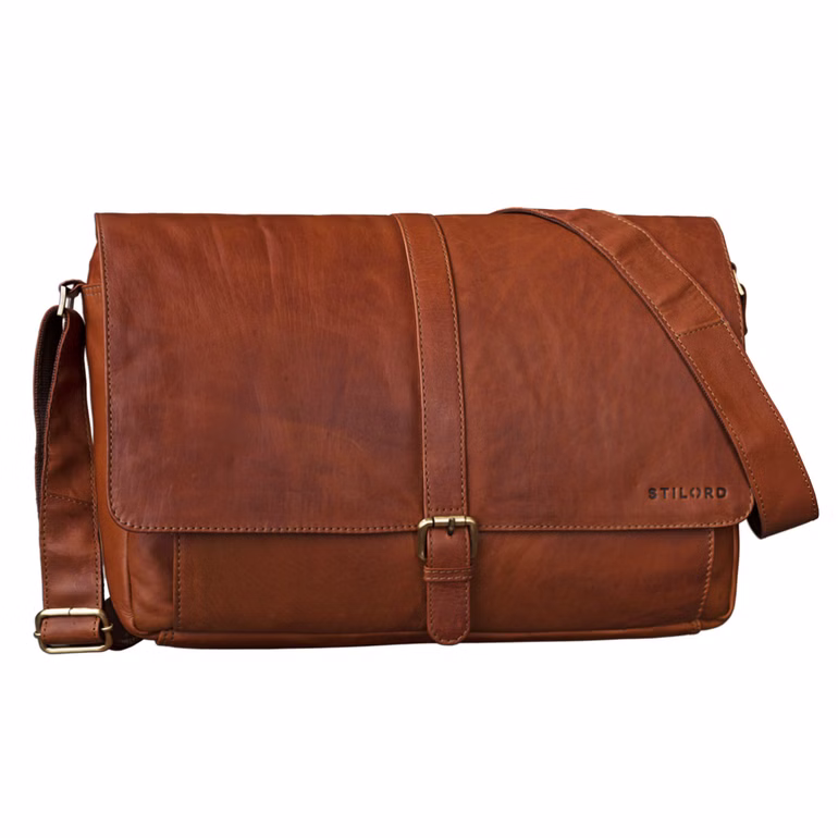 Seconda opzione "Sascha" Borsa a tracolla pelle