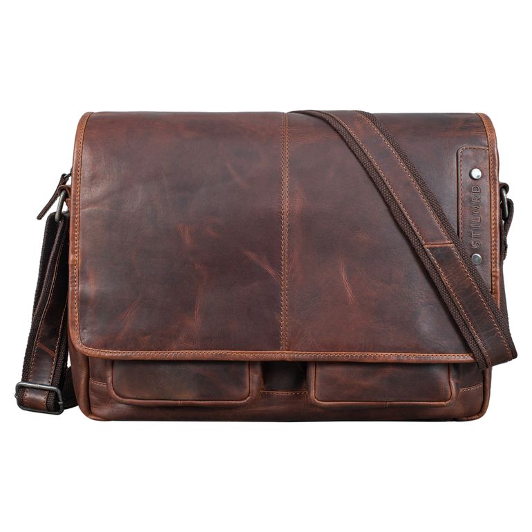 “Curtis” Borsa Messenger in Pelle Professionale