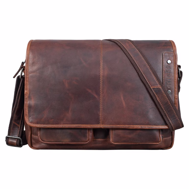 “Curtis” Borsa Messenger in Pelle Professionale “Curtis” Borsa Messenger in Pelle Professionale