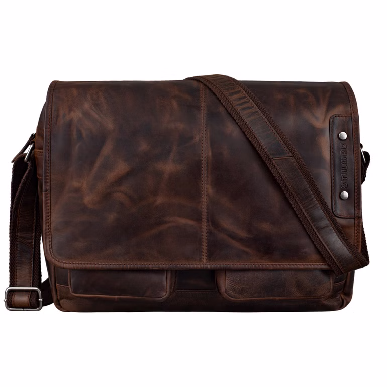 “Curtis” Borsa Messenger in Pelle Professionale “Curtis” Borsa Messenger in Pelle Professionale