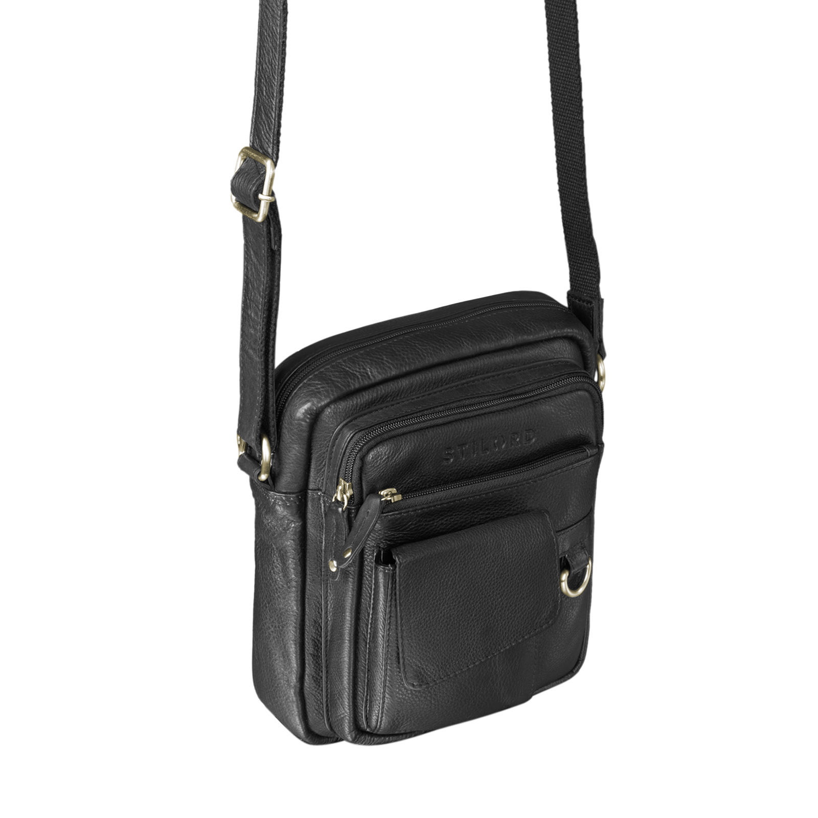 Borsa Uomo Originale Marrone Vintage Messenger A Tracolla Laptop - Foto 9