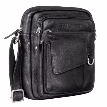 "Ryan" Messenger Bag Uomo Pelle