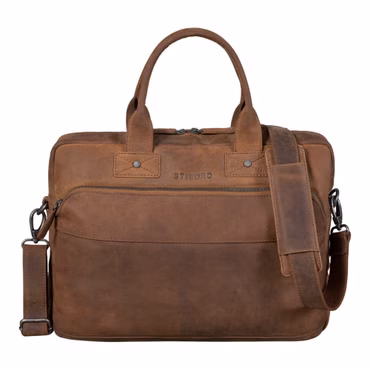"Alvin" Borsa porta computer in pelle
