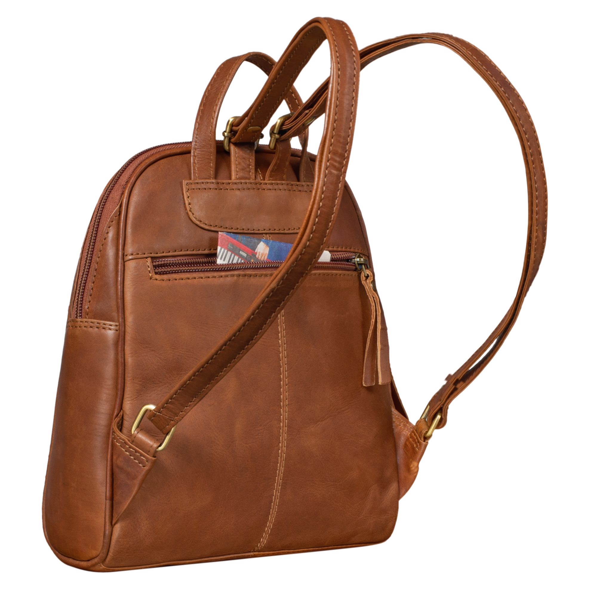 Mini Zaino Da Donna Con Mappa Del Mondo – Pelle PU, Cerniere In Metallo, Tasche Interne E Spallacci Regolabili