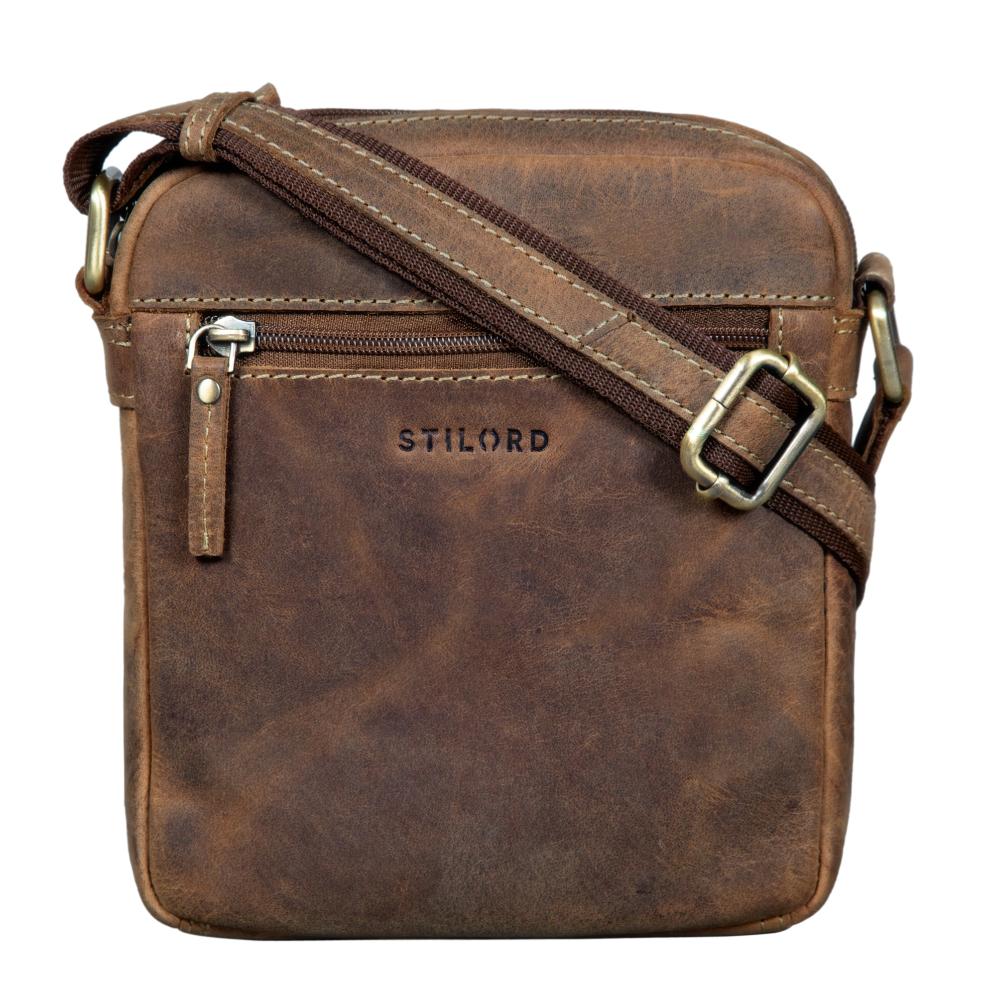 Marsupio Uomo Pelle Borsa Tracolla Uomo STILORD 'Harry' Borsello