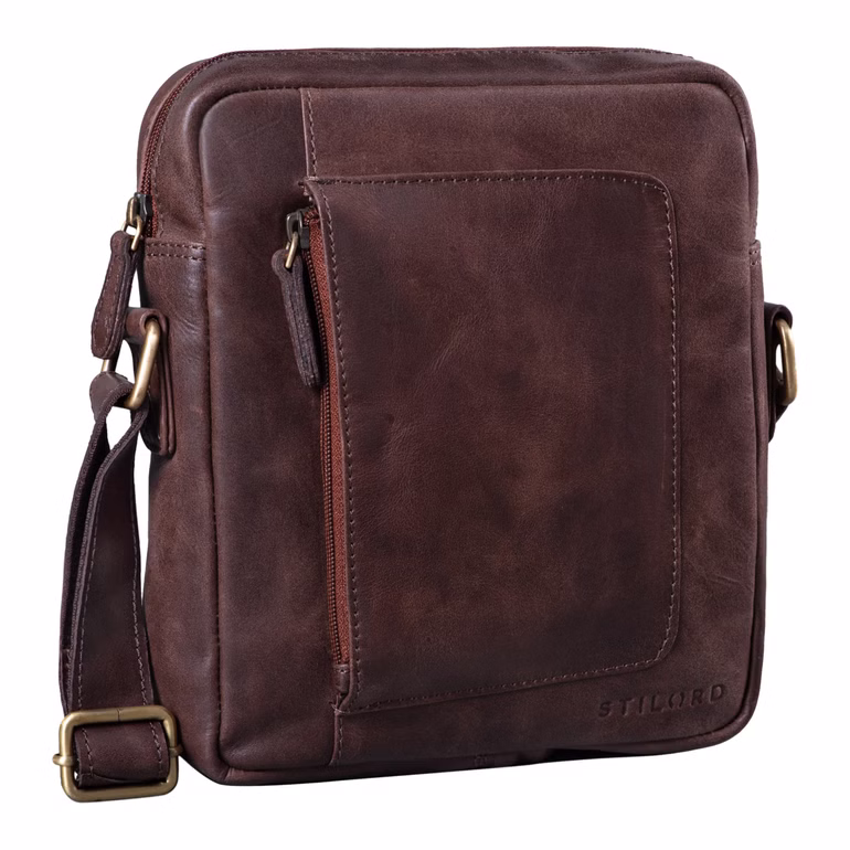 "Ashton" Tracolla Uomo Pelle Vintage