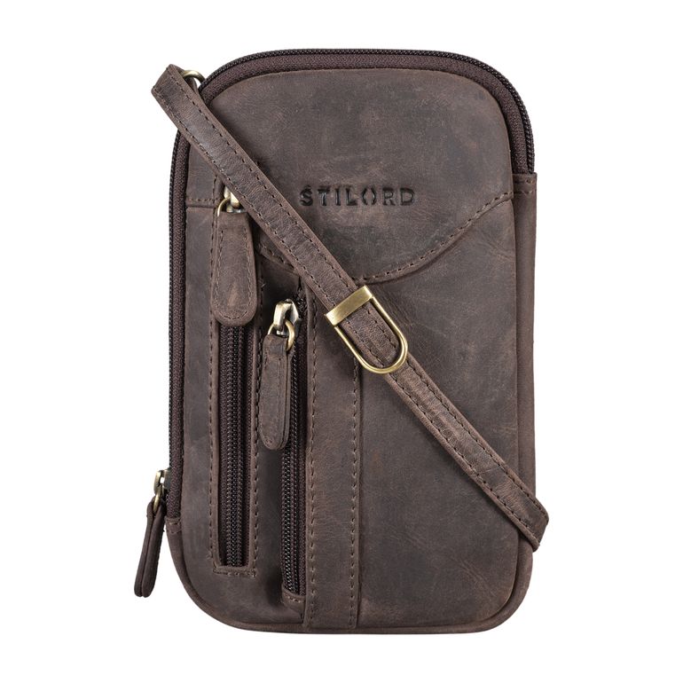 "Lane" 3-in-1 Pochette Porta Cellulare Pelle