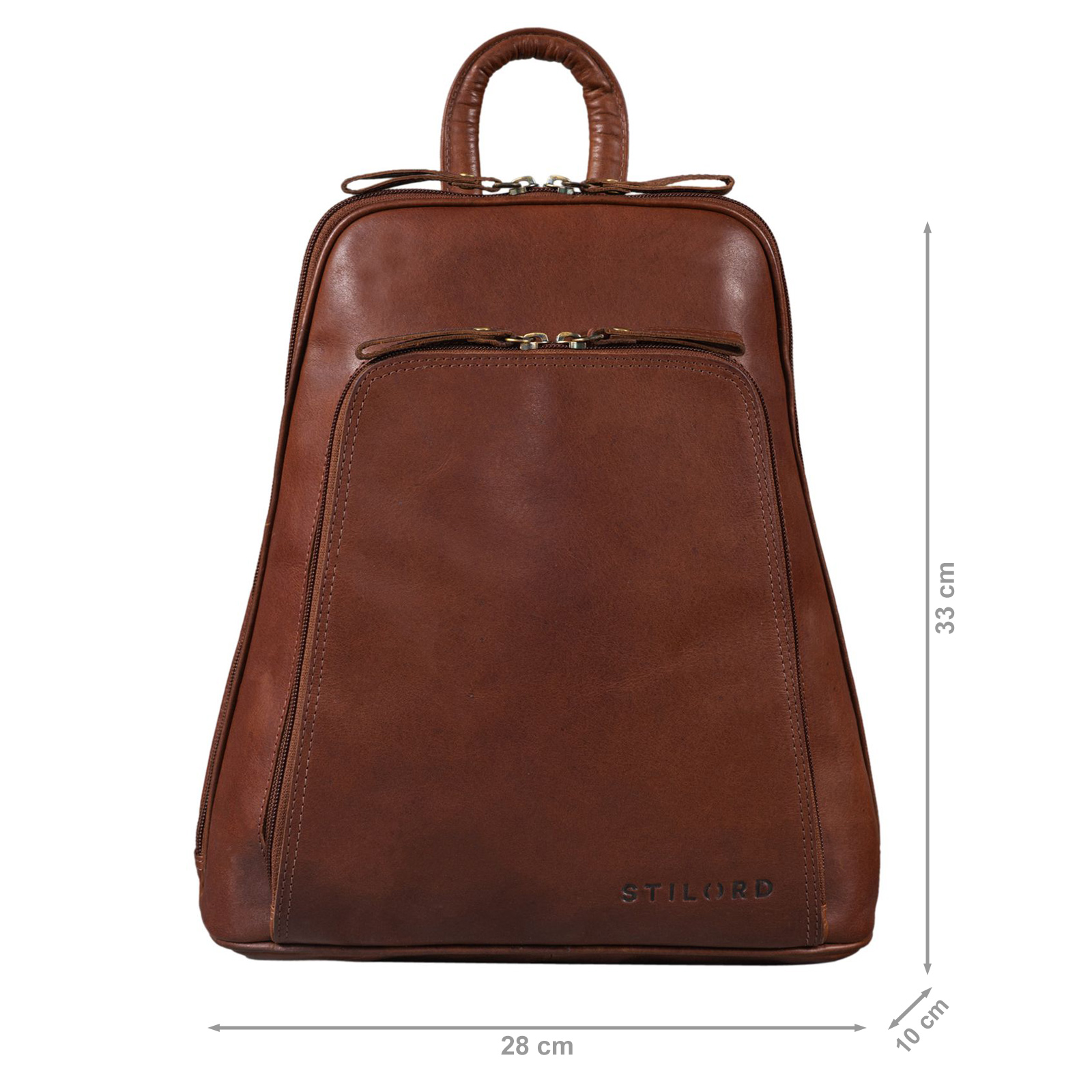 Zaino Donna Elegante Pahajim - Borsa 2 In 1 In PU Pelle, Impermeabile, 35x30x12 Cm