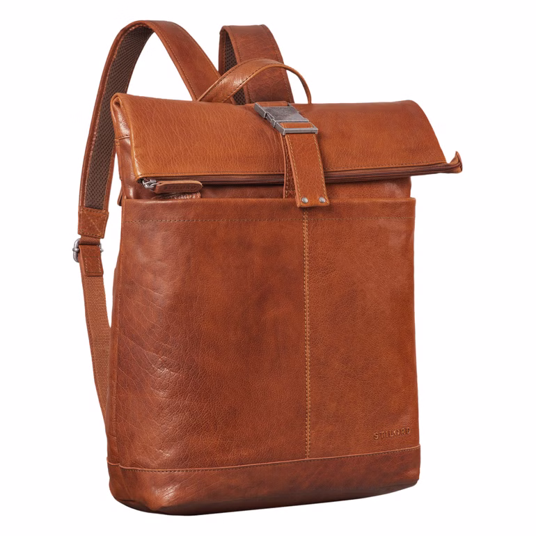 "Hudson" Zaino Rolltop Pelle
