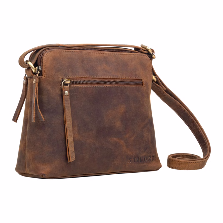 "Hope" Borsa Tracolla Donna Media in Vera Pelle