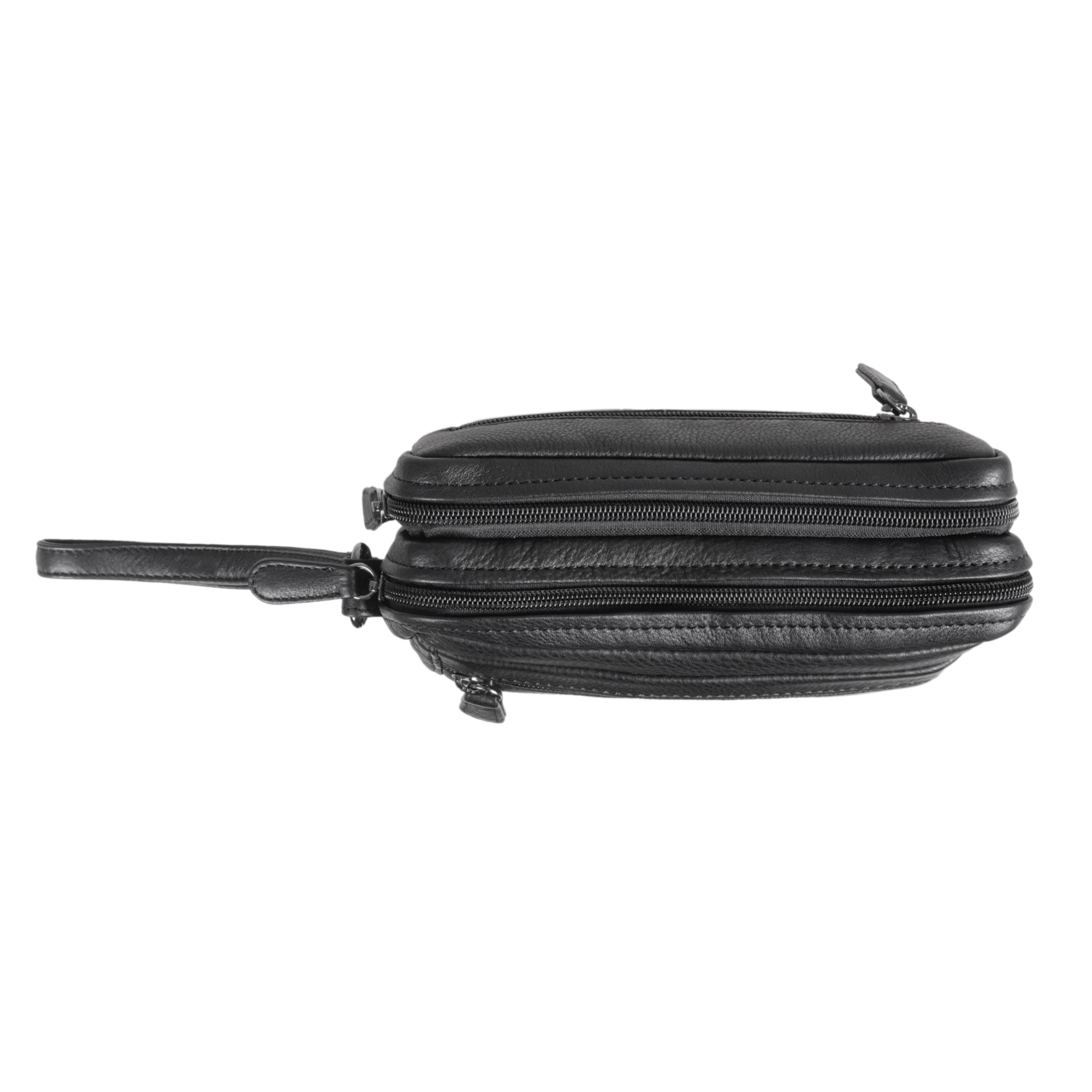 Quot;Peter" Borsa Da Petto In Pelle 2 In 1 Portafoglio Uomo