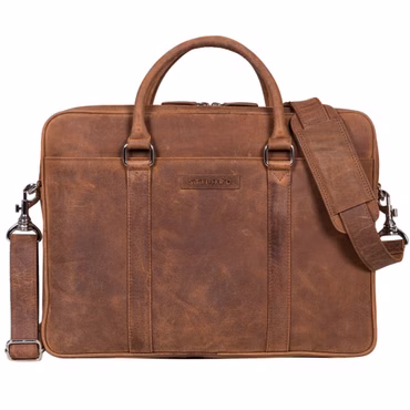 "Caleb" Borsa Computer Portatile 16 Pollici Pelle