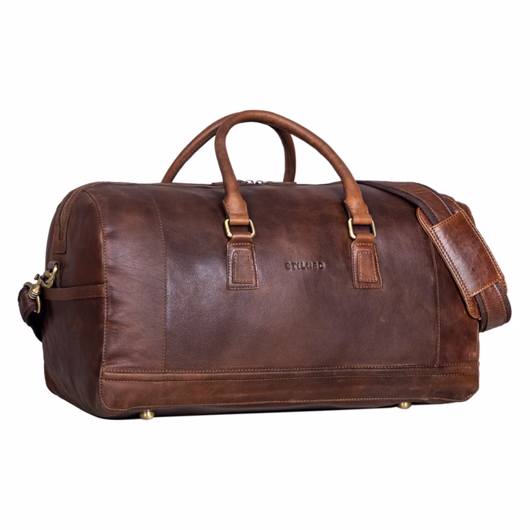 "Edson" Borsa da Viaggio in Pelle Uomo Donna