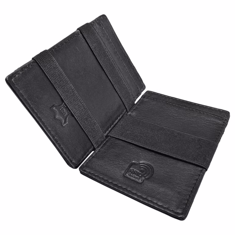 Magic Wallet nero è aperto
