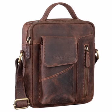 "Otis" Borsa a tracolla piccola pelle uomo