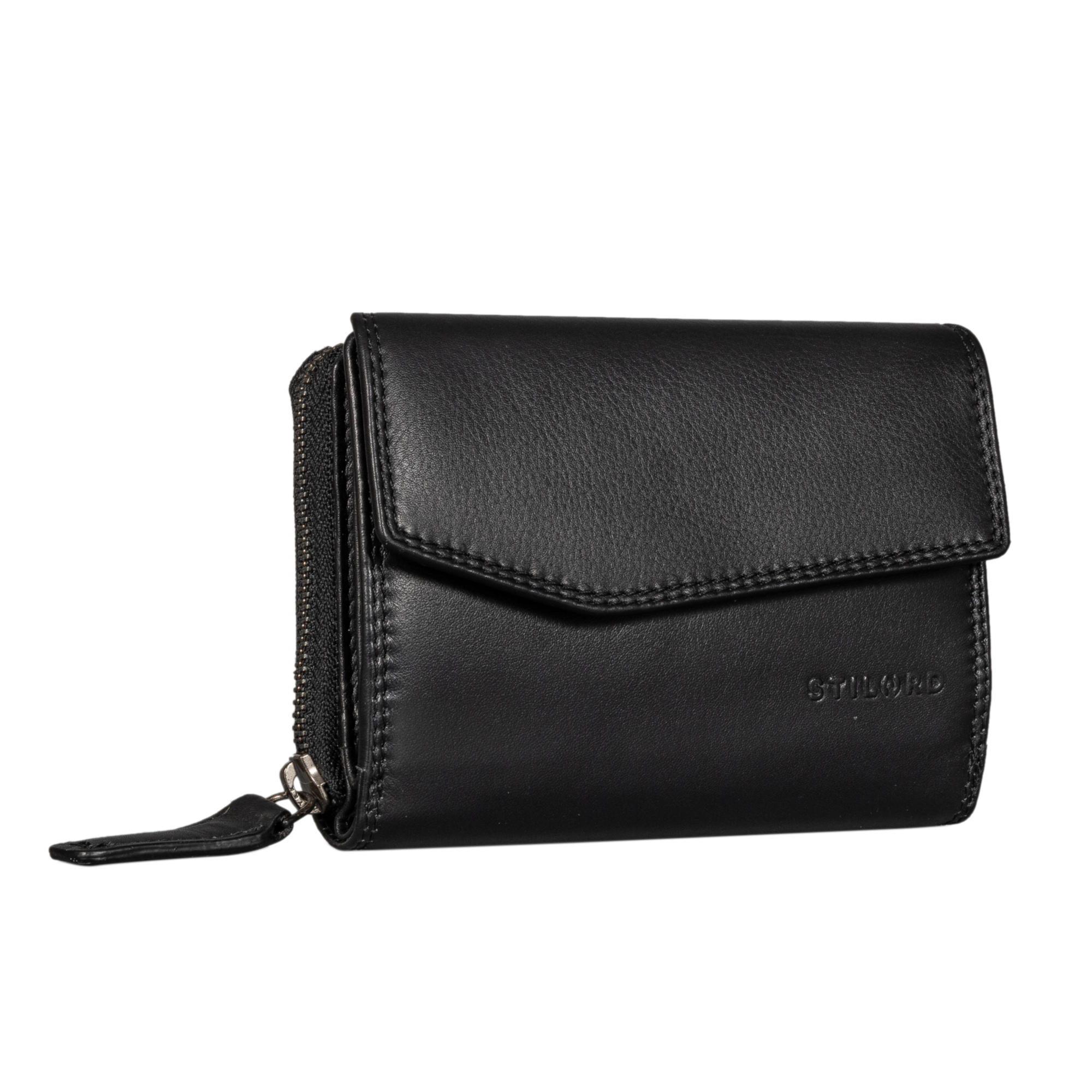 Porte-monnaie Vintage En Cuir Années 80 – Pour Femme, Marron, Occasion, Style Rétro