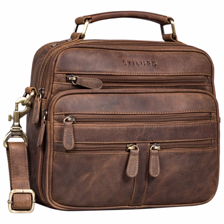 "Veland" Borsa messenger vintage da uomo "Veland" Borsa messenger vintage da uomo