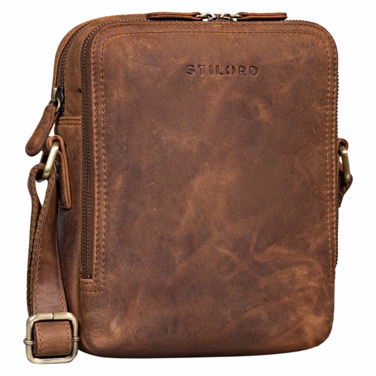 "Tobias" Borsa a Mano Uomo in Pelle