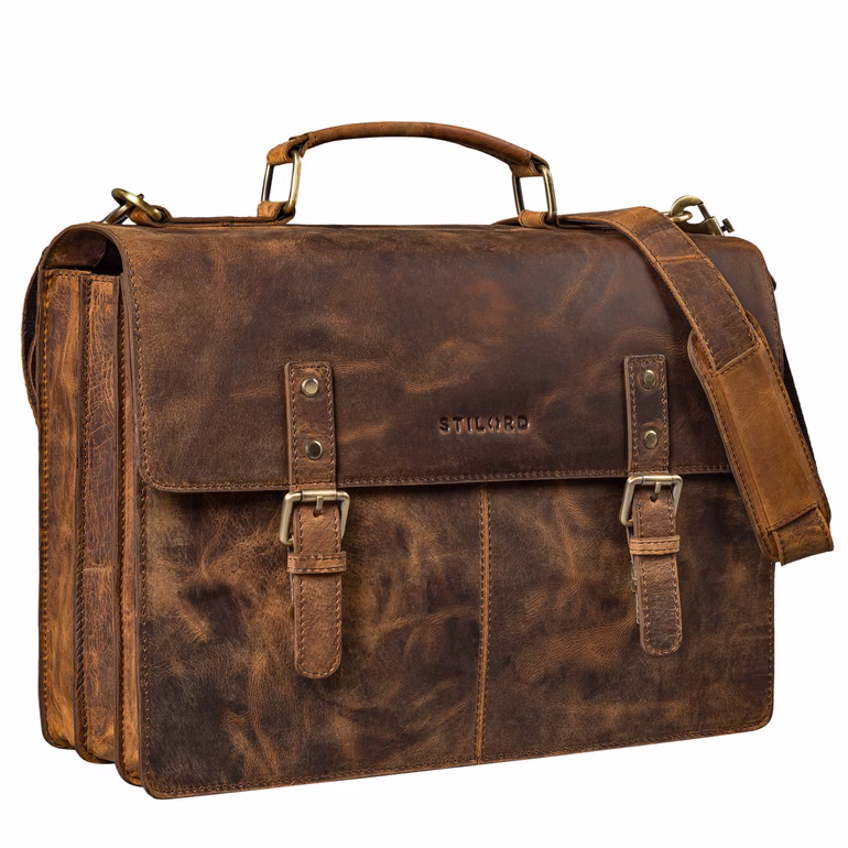 "Bernd" Borsa Porta PC 15,6 Pollici Pelle 