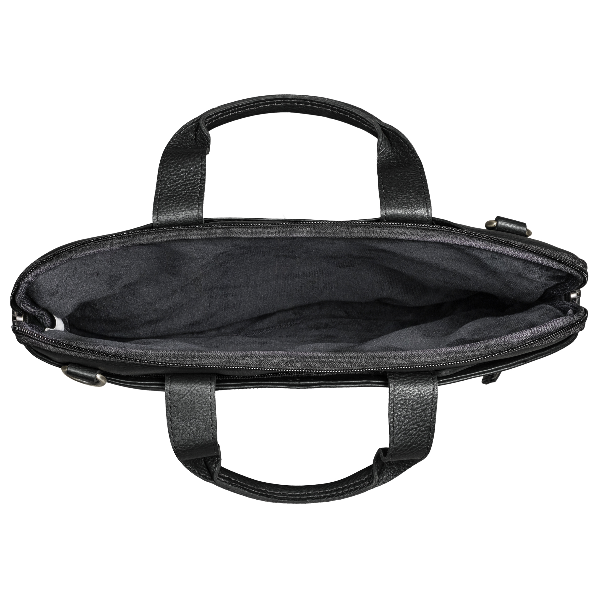 Borsa A Tracolla In Vera Pelle STILORD 'Ross' - Per Laptop 14", Portadocumenti Elegante, Nero - Foto 9