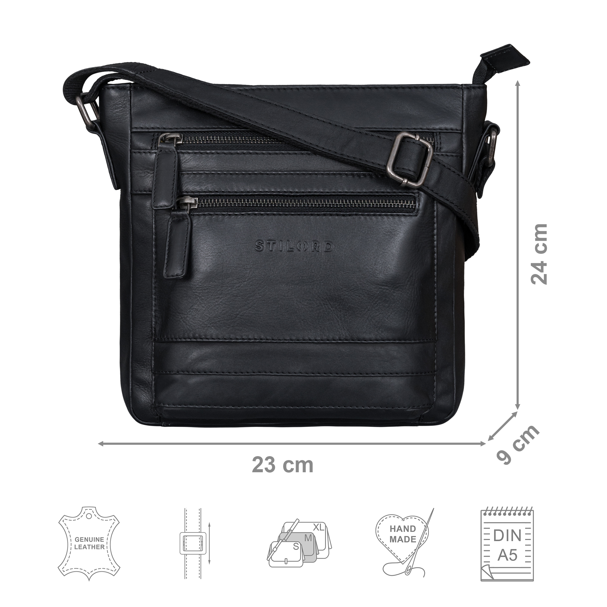 VISCONTI Barcelona Collection BRC97: Borsa Da Donna In Pelle Multicolore Con Blocco RFID, Piccola E Moderna