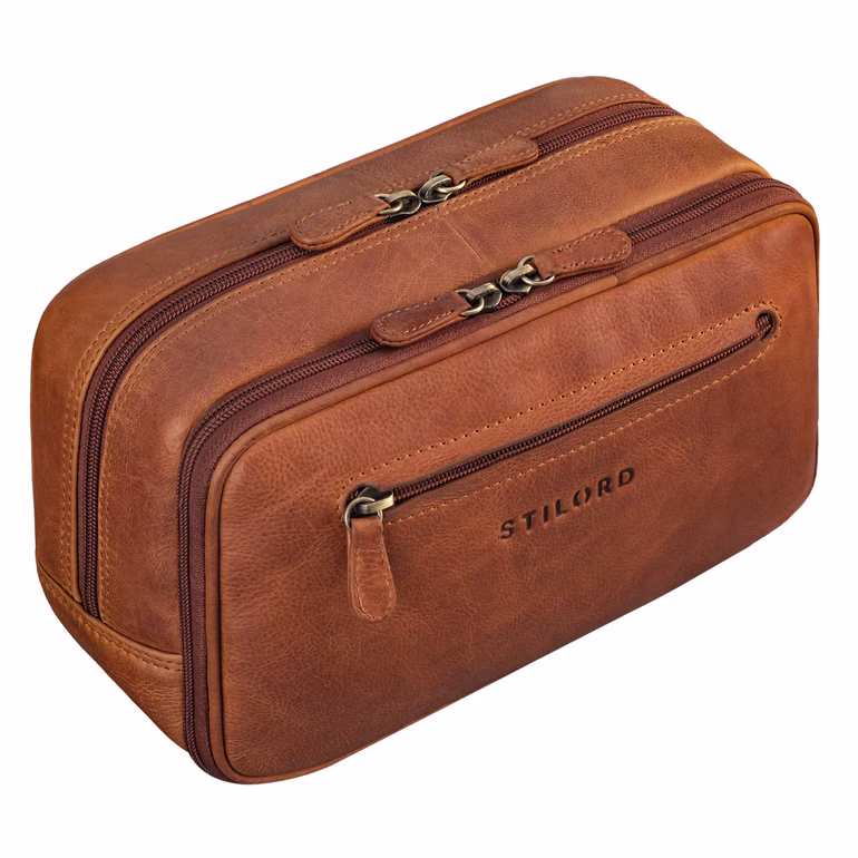 "Voyager" Beauty Case Donna Uomo Pelle Grande