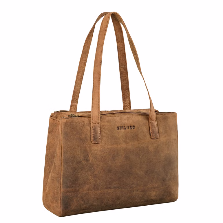 "Blossom" Borsa Shopper Cuoio Donna