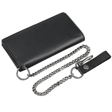 Portafoglio Uomo Biker Portafoglio Motociclista Pelle Vera - Con Catena Portafoglio Uomo Biker Portafoglio Motociclista Pelle Vera - Con Catena