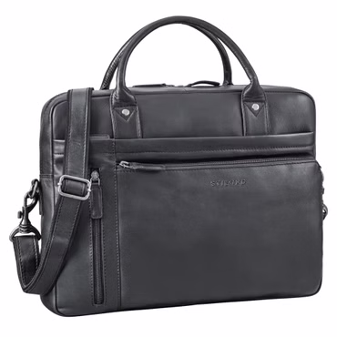 "Jared" Unica Borsa Ufficio Pelle Porta PC 15.6 Pollici "Jared" Unica Borsa Ufficio Pelle Porta PC 15.6 Pollici