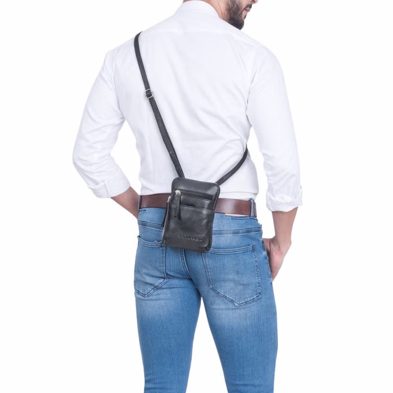 “Indie” Piccolo Vintage Borsello Pelle Vera