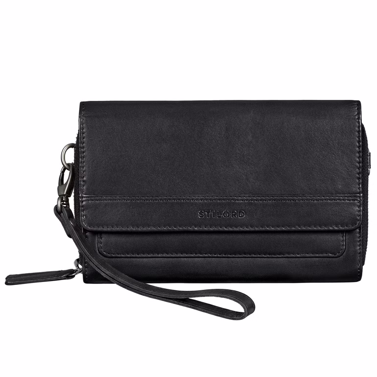 "Sabrina" RFID Porta Cellulare Tracolla Donna Pelle Autentico 7 pollice "Sabrina" RFID Porta Cellulare Tracolla Donna Pelle Autentico 7 pollice