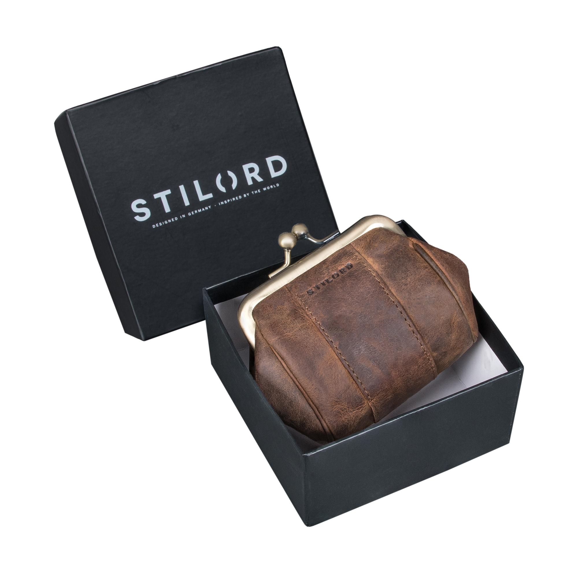 STILORD 'Bloom' Mini Portafoglio Donna In Vera Pelle: Portamonete Con Protezione RFID E 9 Scomparti