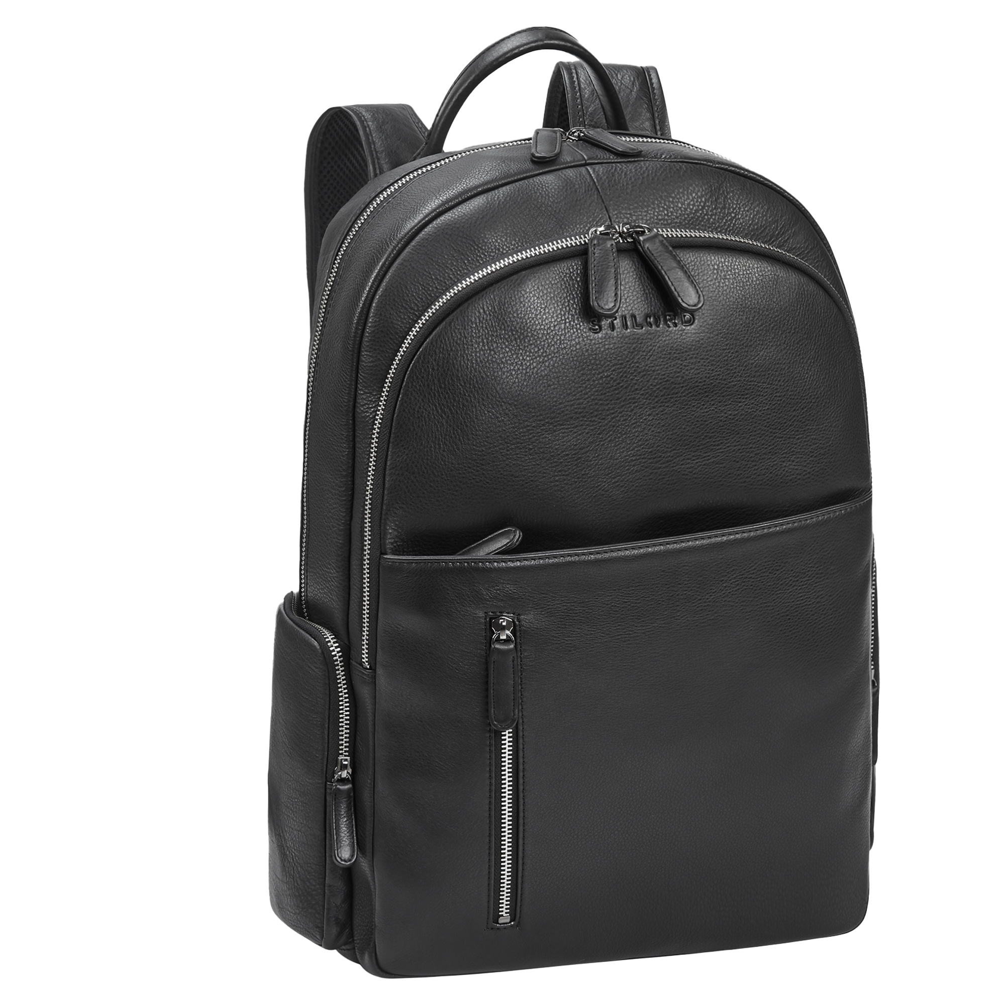 LEONHARD HEYDEN Pelle zaino per laptop zaino con scomparto per laptop Roma Business Backpack Brown marrone