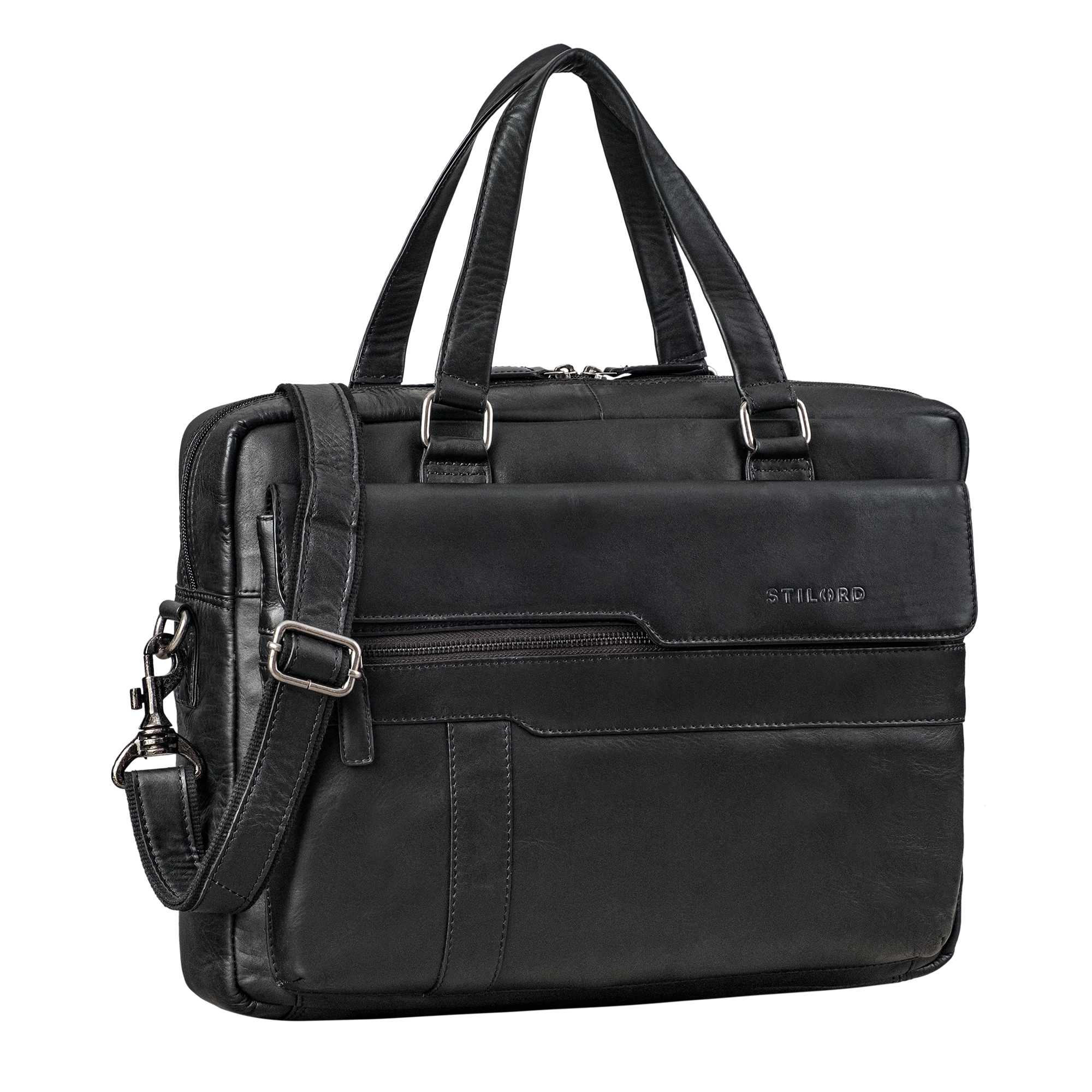 YIKOEE Borsa A Tracolla A Mezzaluna – Nylon Impermeabile, Leggera, Con Cerniera, Tracolla Regolabile, Per Uomo E Donna, Nero, Large (30,5x16,3x8,9 Cm)