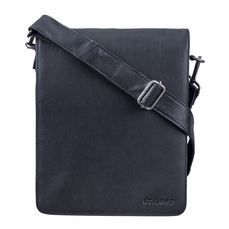 "Oxford"  borsa a tracolla vintage uomo pelle – tracolla uomo media verticale DIN A4