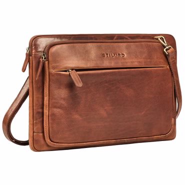 "Clarity" Borsa PC 15 Pollici in Vera Pelle Tracolla Slim Uomo e Donna "Clarity" Borsa PC 15 Pollici in Vera Pelle Tracolla Slim Uomo e Donna