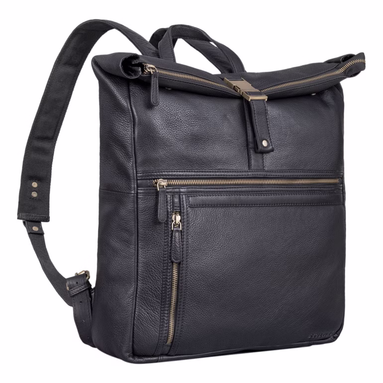 “Leya” Zaino Rolltop da donna pelle impermeabile, per laptop 15,6 - 17 pollici