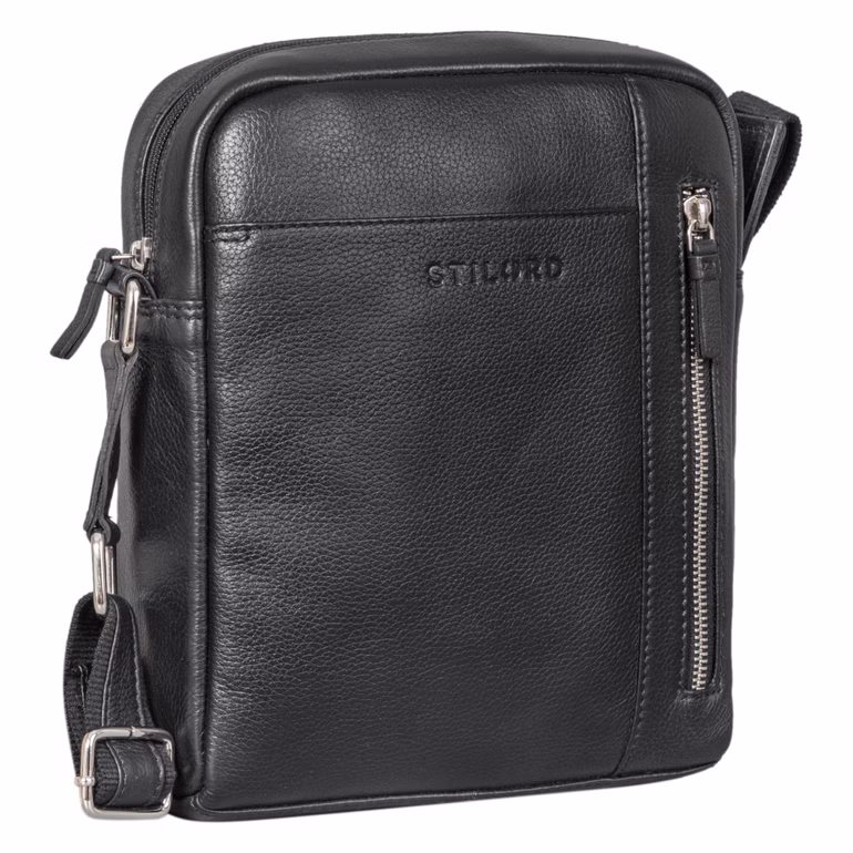 "Memphis" Borsa a Tracolla da Uomo Piccola in Pelle