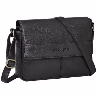 "Miley" Elegante Borsa in Pelle Donna Piccolo con Cerniera y Tracolla "Miley" Elegante Borsa in Pelle Donna Piccolo con Cerniera y Tracolla