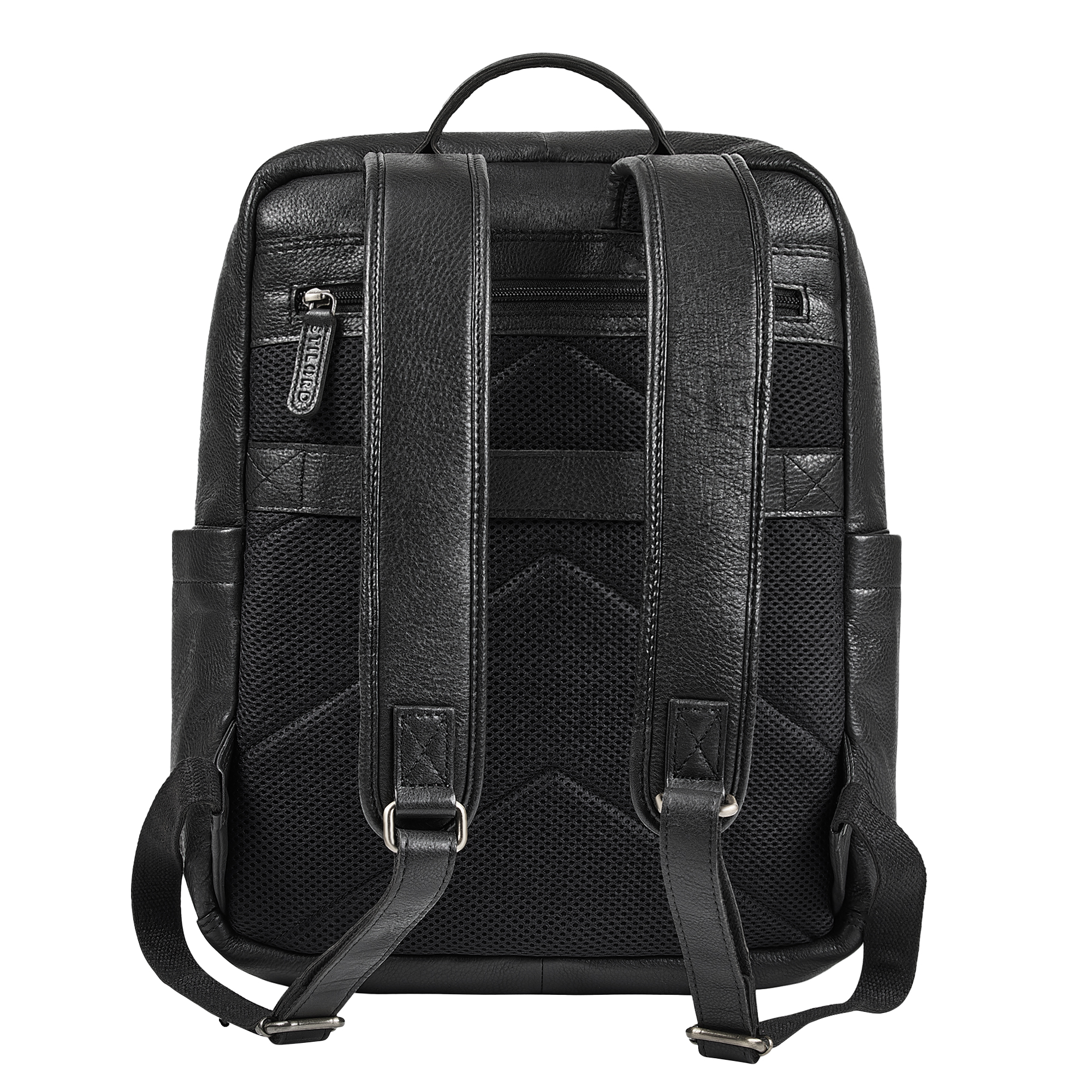 Celio Zaino Porta PC Donna e Uomo Grande Rolltop Pelle Vera per Laptop 15,6 - 16 Pollici